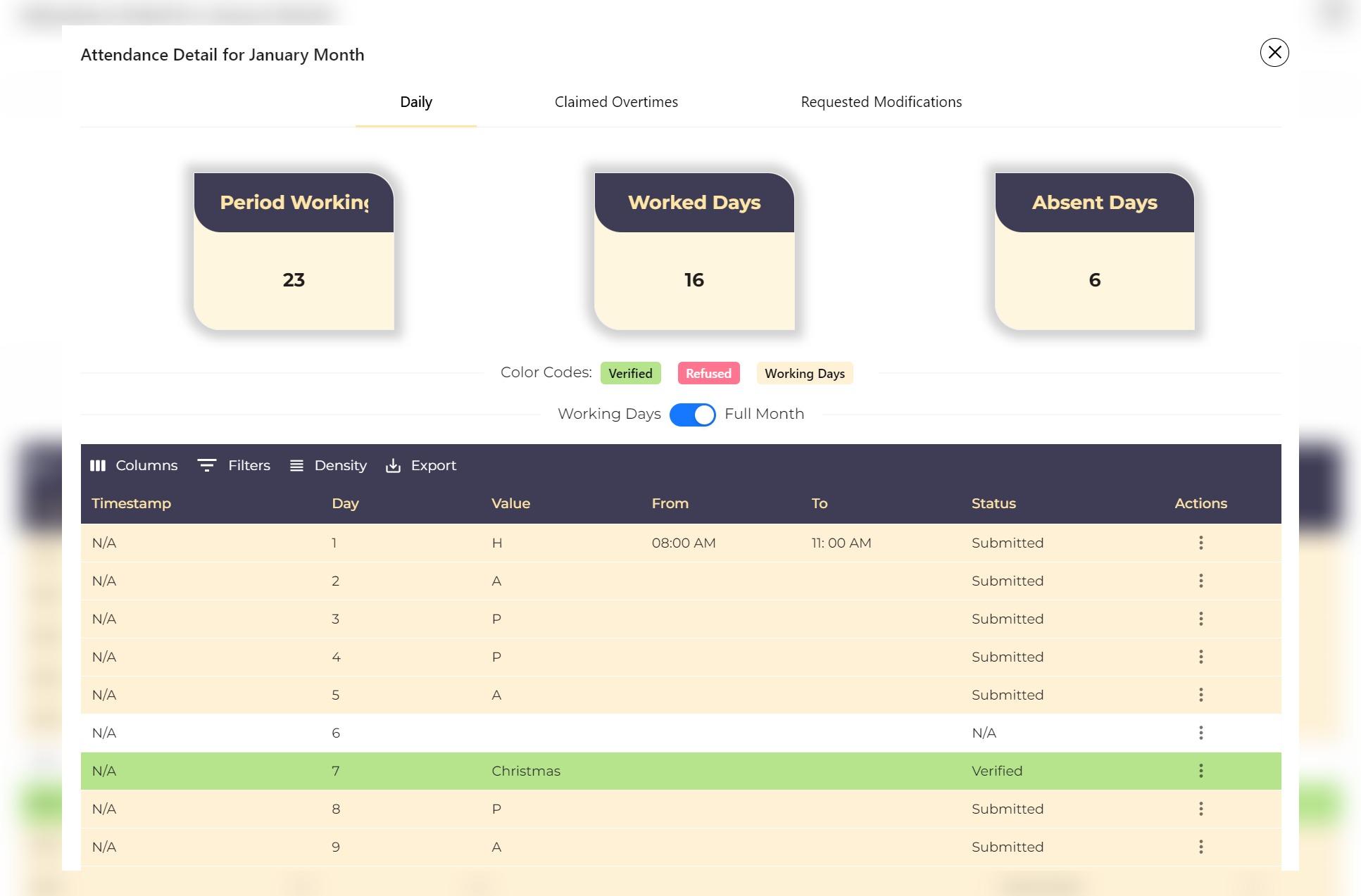 Attendance Management